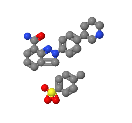 (3S)-3-[4-[7-(氨基羰基)-2H-吲唑-2-基]苯基]哌啶对甲苯磺酸盐