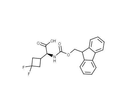 (2S)-2-(3,3-difluorocyclobutyl)-2-({[(9H-fluoren-9-yl)methoxy]carbonyl}amino)acetic acid