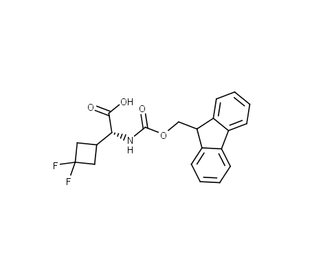 (2R)-2-(3,3-difluorocyclobutyl)-2-({[(9H-fluoren-9-yl)methoxy]carbonyl}amino)acetic acid