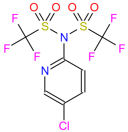 2-[N,正双(三氟甲烷烷磺酰)氨基]-5-氯吡啶