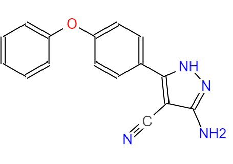 3-氨基-5-(4-苯氧基苯基)-4-氰基-1H-吡唑