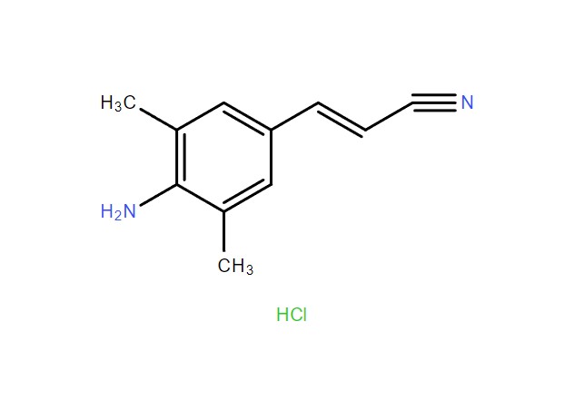 (E)-3-(4-氨基-3,5-二甲基苯基)丙烯腈盐酸盐