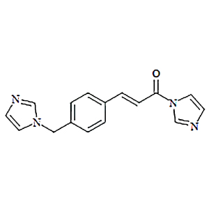 奥扎格雷钠杂质(E) -3-[4-[ ( 1H-咪唑-1-基)甲基]苯基]-1- (1H-咪唑-1基)丙2-烯-1酮