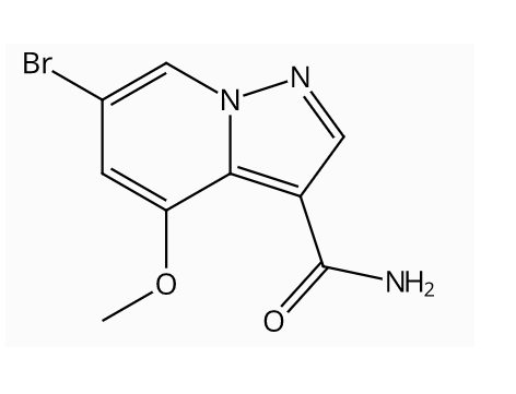 6-溴-4-甲氧基吡唑并[1,5-A]吡啶-3-甲酰胺