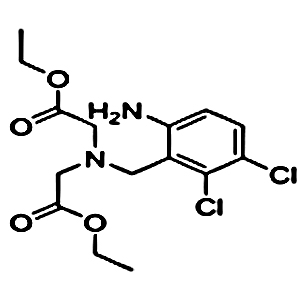 二乙基 2,2'-((6-氨基-2,3-二氯苯甲基)氮烷二基)二乙酸酯