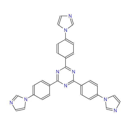 2,4,6-三[4-(1-咪唑基苯基)]-1,3,5-三嗪