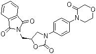 CAS 登录号：446292-08-6, 2-[[(5S)-2-氧代-3-[4-(3-氧代-4-吗啉基)苯基]-5-噁唑烷基]甲基]-1H-异吲哚-1,3(2H)-二酮