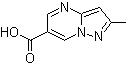 CAS 登录号：739364-95-5, 2-甲基-吡唑并[1,5-a]嘧啶-6-羧酸
