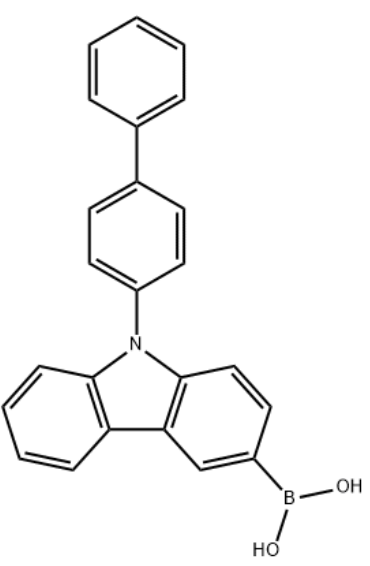 9-(4-联苯基)-3-硼酸咔唑