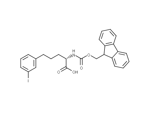 (2S)-2-({[(9H-fluoren-9-yl)methoxy]carbonyl}amino)-5-(3-iodophenyl)pentanoic acid