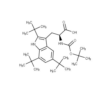 (2S)-2-{[(tert-butoxy)carbonyl]amino}-3-(2,5,7-tri-tert-butyl-1H-indol-3-yl)propanoic acid