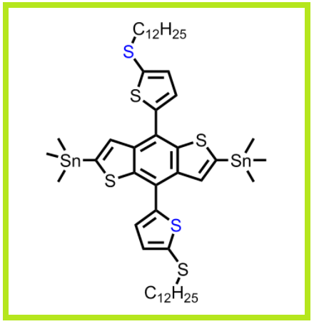 (4,8-双(5-(十二烷基硫基)噻吩基)苯并[1,2-b:4,5-b']二噻吩基)双(三甲基锡)