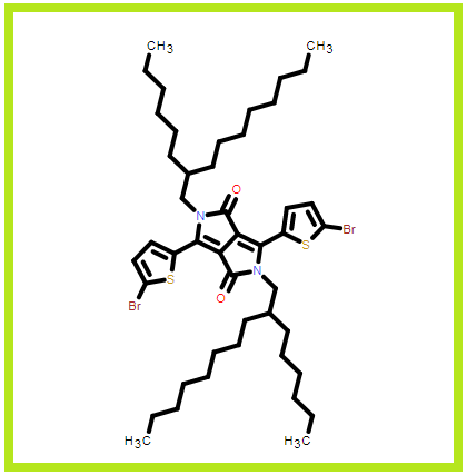 2,5-二(2-己基癸基)-3,6-二(5-溴噻吩基)-吡咯并吡咯二酮