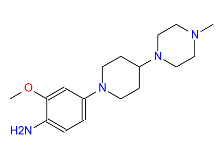 2-甲氧基-4-[4-(4-甲基-1-哌嗪基)-1-哌嗪基]-盐酸苯胺