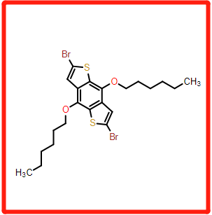 2,6-二溴-4,8-双(己氧基)-苯并[1,2-B:4,5-B']二噻吩