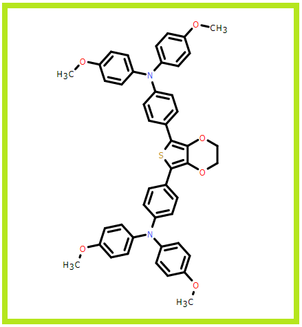 4,4'-(2,3-乙烯基双氧噻吩-5,7-二基)双(N,N-双(4-甲氧苯基)苯胺)