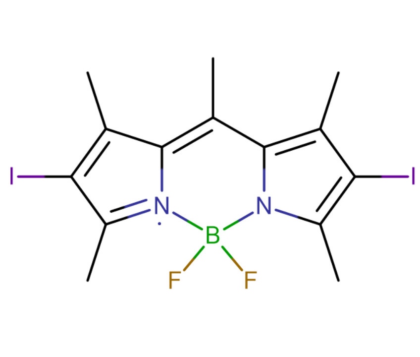 5,5-二氟-2,8-二碘-1,3,7,9,10-五甲基-5H-二吡咯并[1,2-c:2',1'-f][1,3,2]二氮杂硼烷