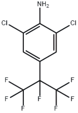 2,6-二氯-4-(全氟丙烷-2-基)苯胺