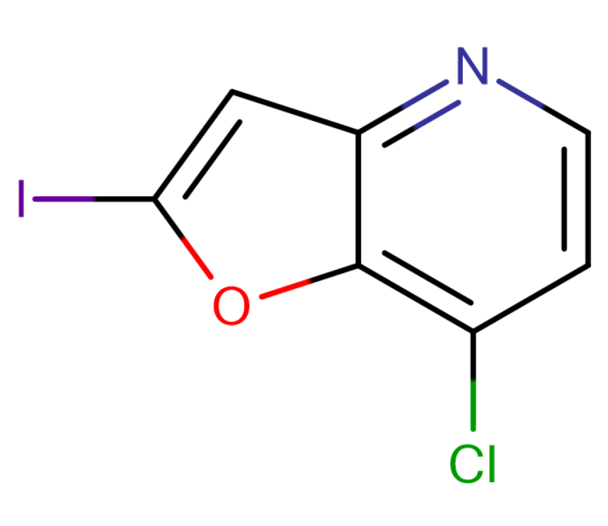 7-氯-2-碘呋喃并[3,2-b]吡啶