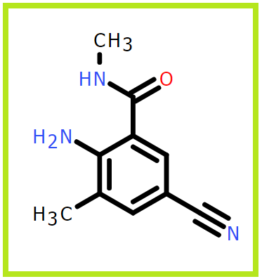 2-氨基-5-氰基-N,3-二甲基苯甲酰胺