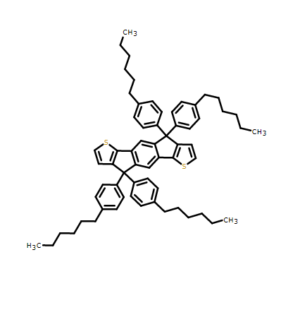 4,4,9,9-四(4-己基苯基)-4,9-二氢-s-苯并二茚并[1,2-b:5,6-b']]二噻吩