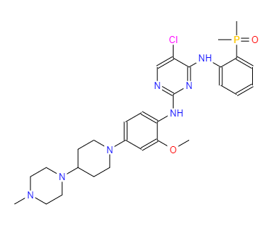 5-氯-N2-[4-[4-(二甲基氨基)-1-哌啶基]-2-甲氧基苯基]-N4-[2-(二甲基亚膦酰)苯基]-2,4-嘧啶二胺