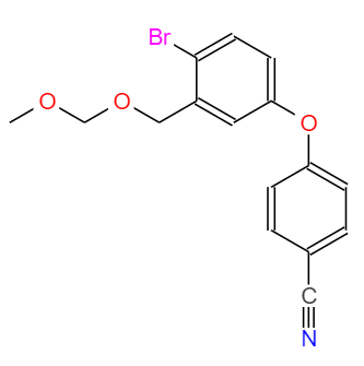 4-(4-溴-3-((甲氧基甲氧基)甲基)苯氧基)苯甲腈