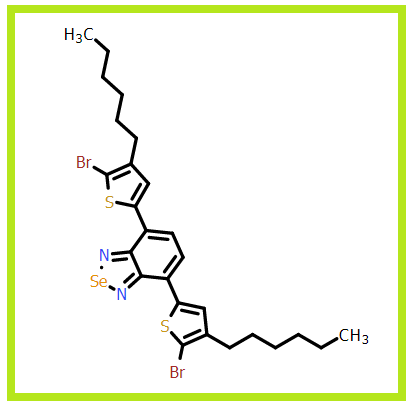 4,7-二(5-溴-4-已基噻吩-2-基)苯并[c][1,2,5]硒二唑