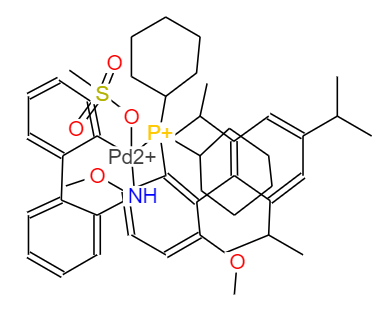 甲烷磺酸(2-二环己基膦)-3,6-二甲氧基-2',4',6'-三异丙基-1,1'-?联苯)(2'-氨基-1,1'-联苯-2-基)钯(II),BrettPhos Pd G3