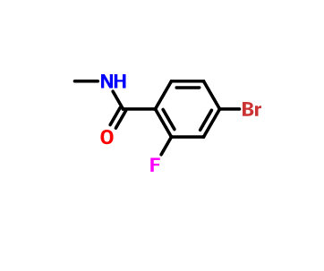 N-甲基-4-溴-2-氟-苯甲酰胺