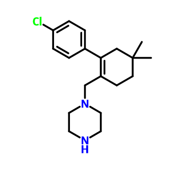 4-((2-(4-氯苯基)-4,4-二甲基-1-环己烯)甲基)哌嗪