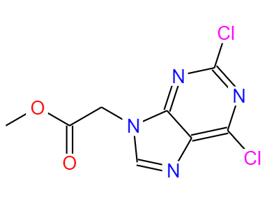 methyl 2-(2,6-dichloro-9H-purin-9-yl)acetate