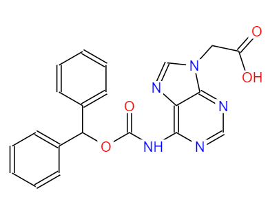 6-N-(二苯甲氧羰基)腺嘌呤-9-乙酸