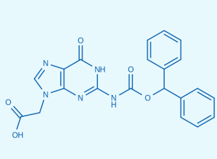 (2-Benzhydryloxycarbonylamino-6-oxo-1,6-dihydro-purin-9-yl)-acetic acid