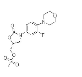 (R)-N-[3-(3-氟-(4-吗啉基)苯基)-2-氧代-5-噁唑烷基]甲醇甲磺酸酯