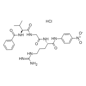 N-苯甲酰-L-缬氨酰甘氨酰-L-精氨酸对硝基苯胺盐酸盐