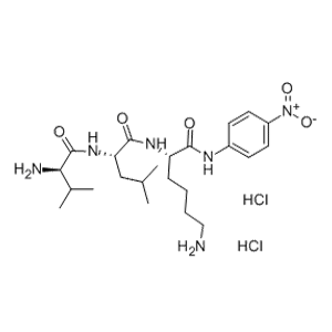 D-缬氨酰-L-白氨酰-L-赖氨酸对硝基苯胺二盐酸盐