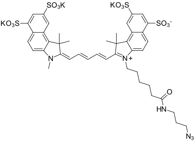 磺酸化CY5.5叠氮