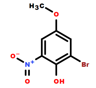 2-溴-4-甲氧基-6-硝基苯酚