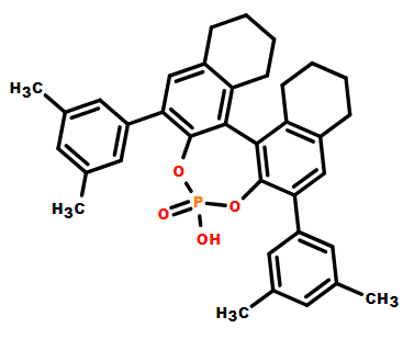 (R)-3,3'-双(3,5-二甲基苯基)-5,5',6,6',7,7',8,8'-八氢-1,1'-联萘酚磷酸酯