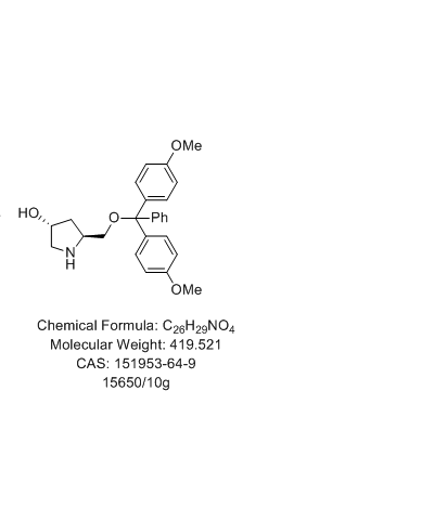 (3R,5S)-5-{[双(4-甲氧基苯基)(苯基)甲氧基]甲基}吡咯烷-3-醇