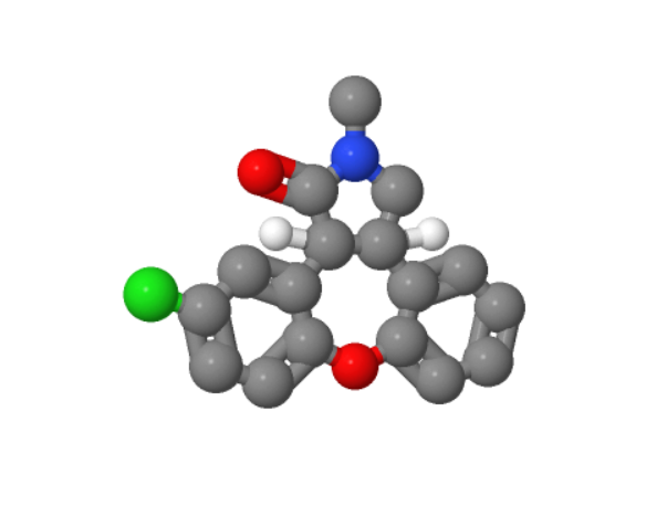 反式-(+/-)-11-氯-2,3,3A,12B-四氢-2-甲基-1H-二苯并[2,3:6,7]氧杂卓并[4,5-C]吡咯-1-酮
