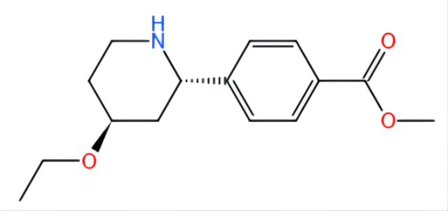 methyl4-((2S,4S)-4-ethoxypiperidin-2-yl)benzoate