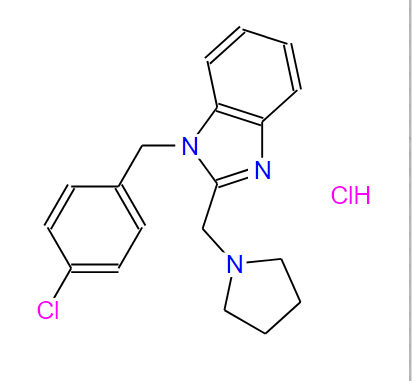 1-[(4-氯苯基)甲基]-2-(吡咯烷-1-基甲基)苯并咪唑盐酸盐