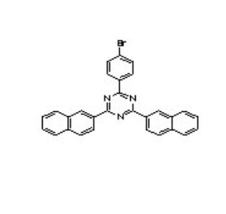 2-(4-溴苯基)-4,6-双(萘-2-基)-1,3,5-三嗪