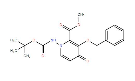 3-(苄氧基)-1-((叔丁氧基羰基)氨基)-4-氧代-1,4-二氢吡啶-2-羧酸甲酯