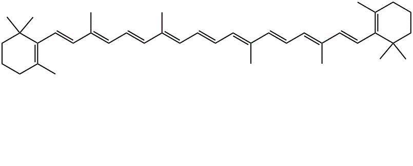 β-胡萝卜素；7235-40-7