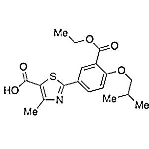 2-（3-乙酯基-4-异丁氧基苯基）-4-甲基噻唑-5-甲酸