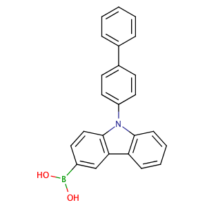 9-(4-联苯基)-3-硼酸咔唑