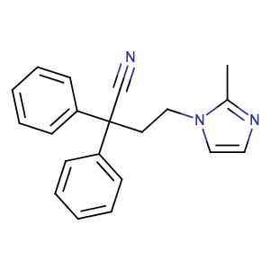 4-(2-甲基-1-咪唑基)-2,2-二苯基丁腈